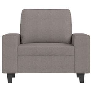 Křeslo taupe 60 cm textil - obrázek 3