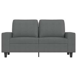 2místná pohovka tmavě šedá 120 cm textil - obrázek 3