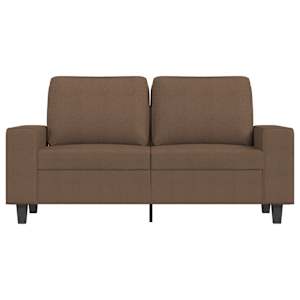 2místná pohovka hnědá 120 cm textil - obrázek 3