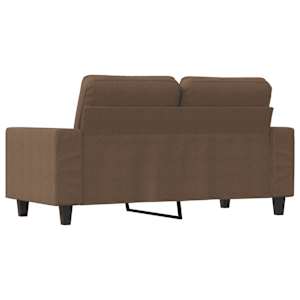 2místná pohovka hnědá 120 cm textil - obrázek 5