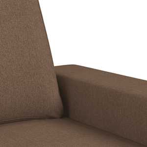 2místná pohovka hnědá 120 cm textil - obrázek 6