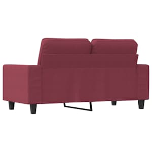 2místná pohovka vínová 120 cm textil - obrázek 5