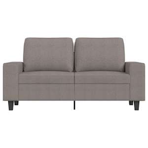 2místná pohovka taupe 120 cm textil - obrázek 3