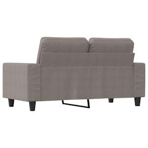 2místná pohovka taupe 120 cm textil - obrázek 5