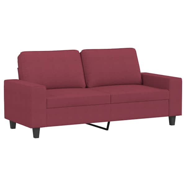vidaXL 2-kohaline diivan, veinipunane, 140 cm, kangas