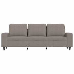 3místná pohovka taupe 180 cm textil - obrázek 3