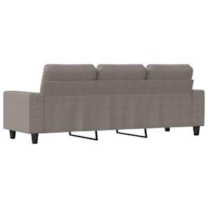 3místná pohovka taupe 180 cm textil - obrázek 5