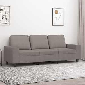 3místná pohovka taupe 180 cm textil - obrázek 1
