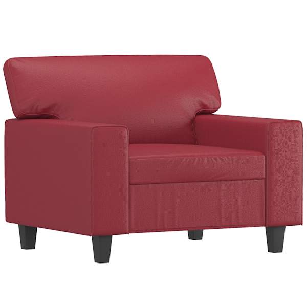 vidaXL tugitool, veinipunane, 60 cm, kunstnahk