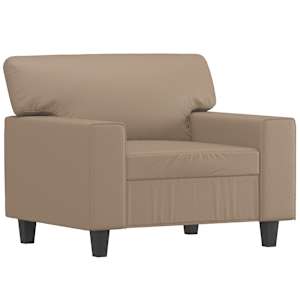 Křeslo cappuccino 60 cm umělá kůže - obrázek 2