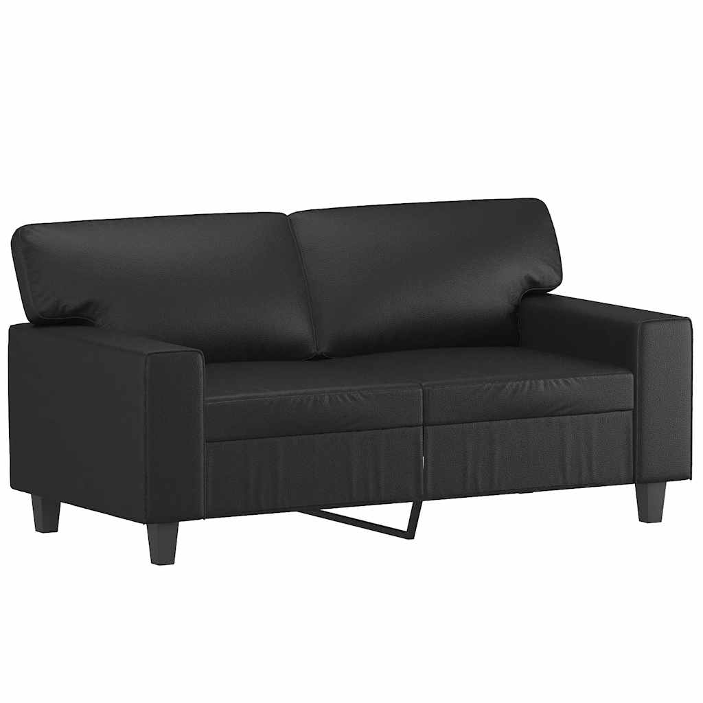 Thumbnail - vidaXL 2-Sitzer-Sofa Schwarz 120 cm Kunstleder
