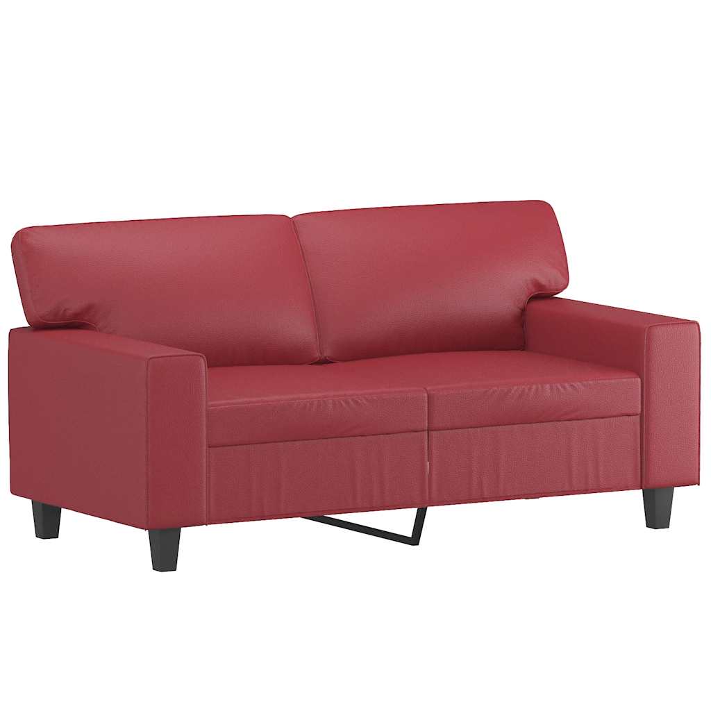 Thumbnail - vidaXL 2-Sitzer-Sofa Weinrot 120 cm Kunstleder