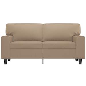 2místná pohovka cappuccino 120 cm umělá kůže - obrázek 4