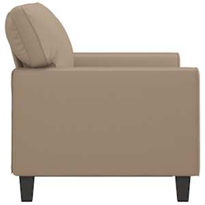 2místná pohovka cappuccino 120 cm umělá kůže - obrázek 5