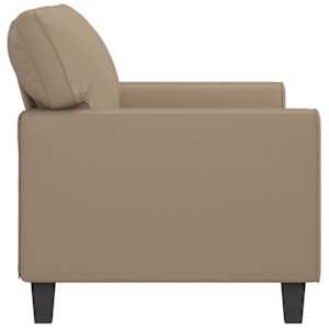 2místná pohovka cappuccino 140 cm umělá kůže - obrázek 5