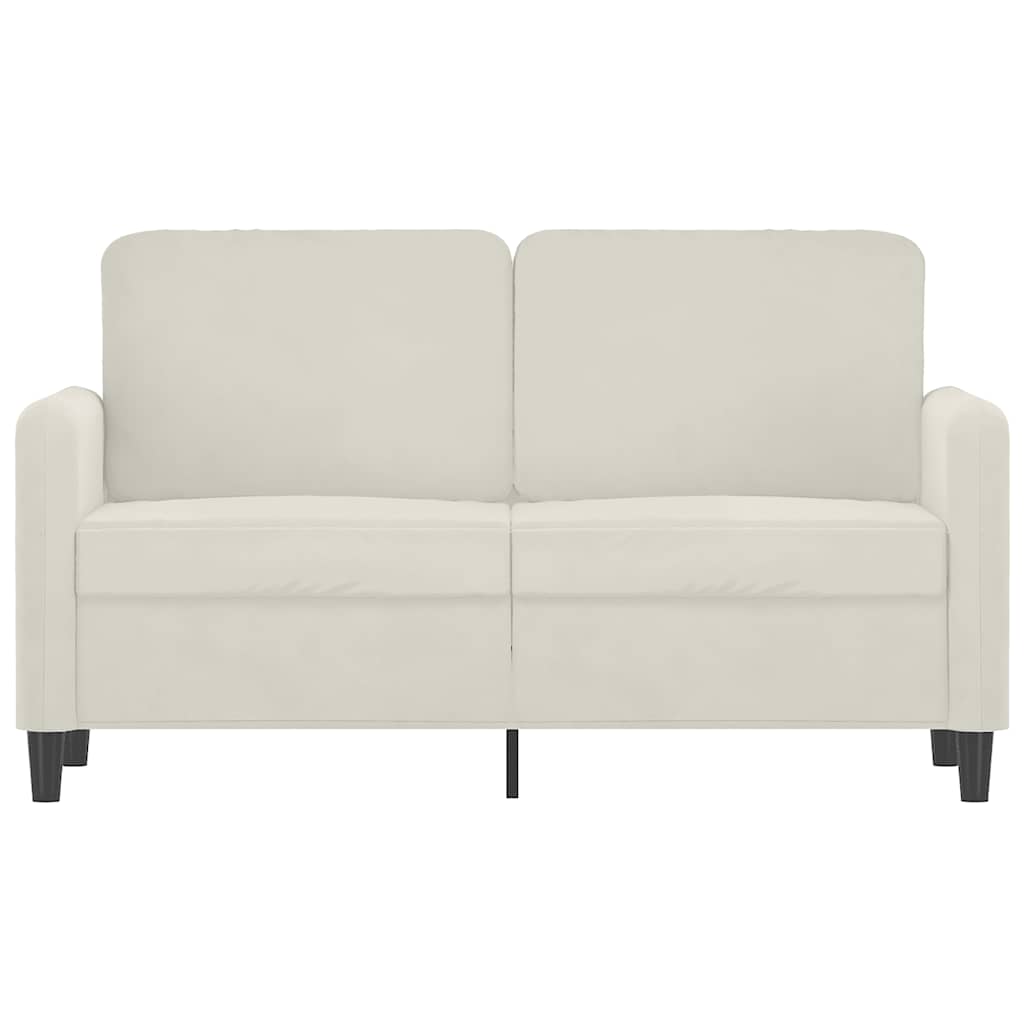 Thumbnail - vidaXL 2-Sitzer-Sofa Creme 120 cm Samt