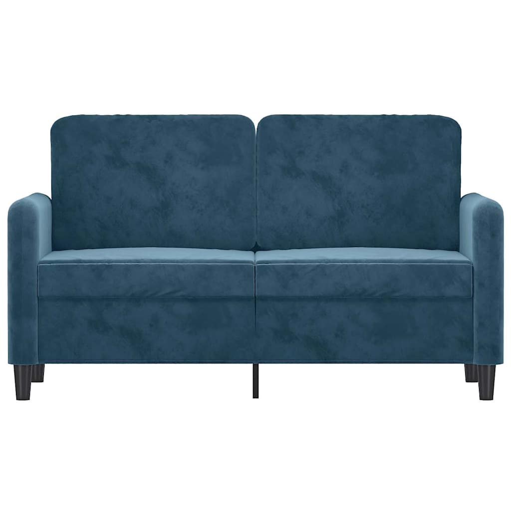 Thumbnail - vidaXL 2-Sitzer-Sofa Blau 120 cm Samt