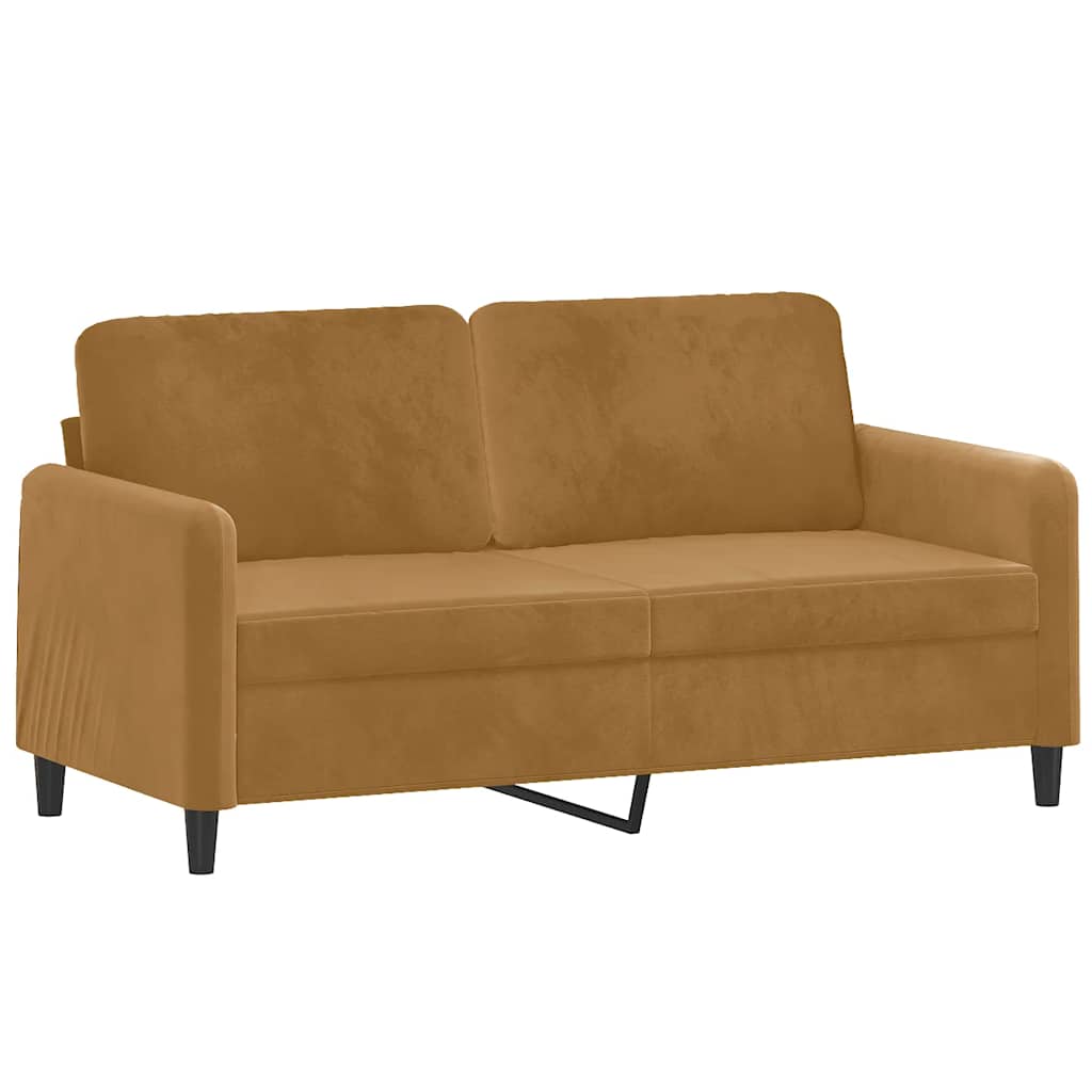 Thumbnail - vidaXL 2-Sitzer-Sofa Braun 140 cm Samt
