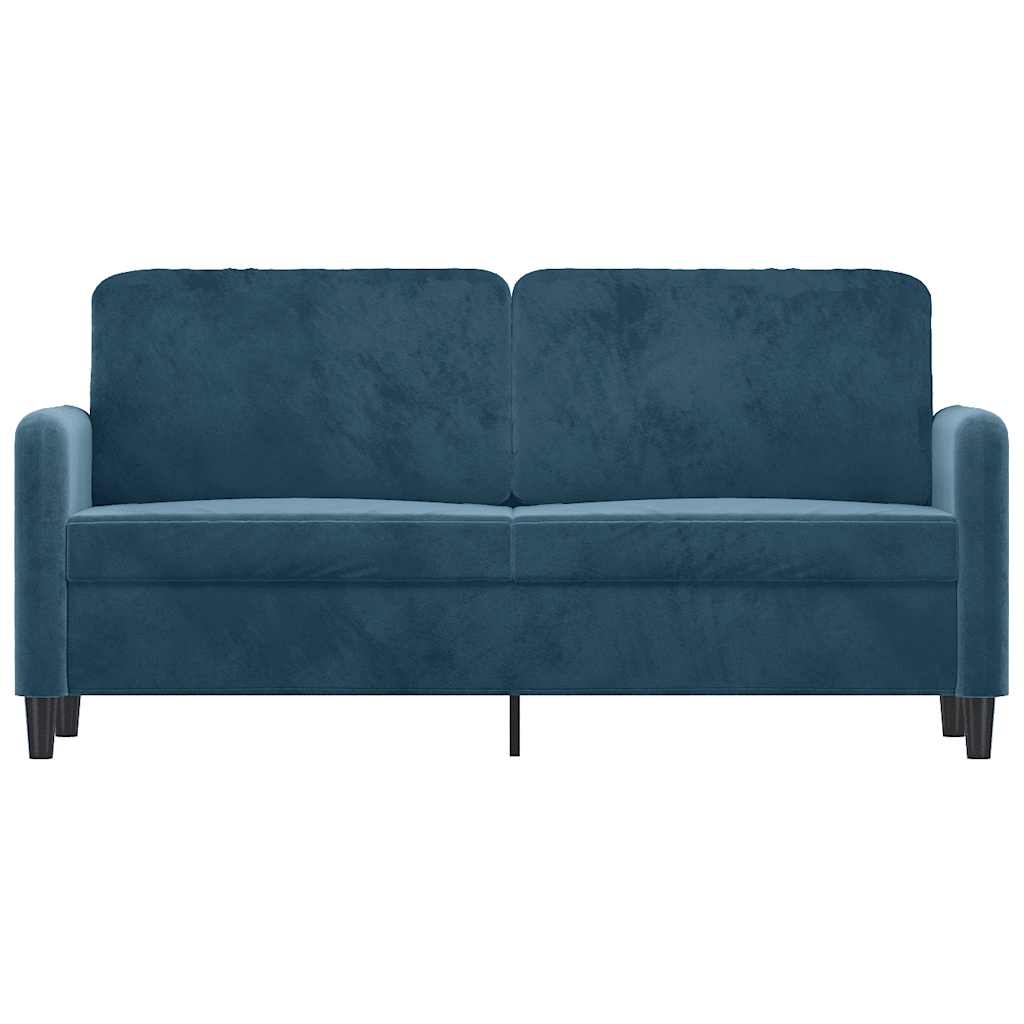 Thumbnail - vidaXL 2-Sitzer-Sofa Blau 140 cm Samt