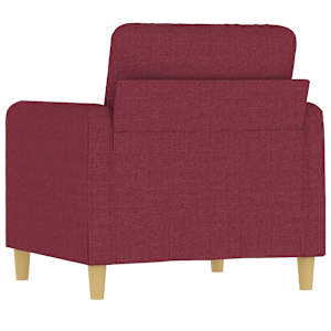 Křeslo vínové 60 cm textil - obrázek 5