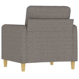 Křeslo taupe 60 cm textil - obrázek 5