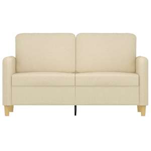 2místná pohovka krémová 120 cm textil - obrázek 3