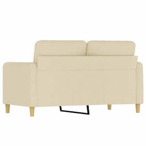 2místná pohovka krémová 120 cm textil - obrázek 5