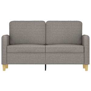 2místná pohovka taupe 120 cm textil - obrázek 3