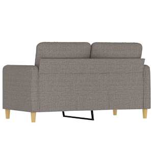 2místná pohovka taupe 120 cm textil - obrázek 5