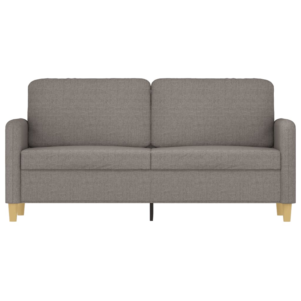 vidaXL Tweezitsbank 140 cm stof taupe, foto 2