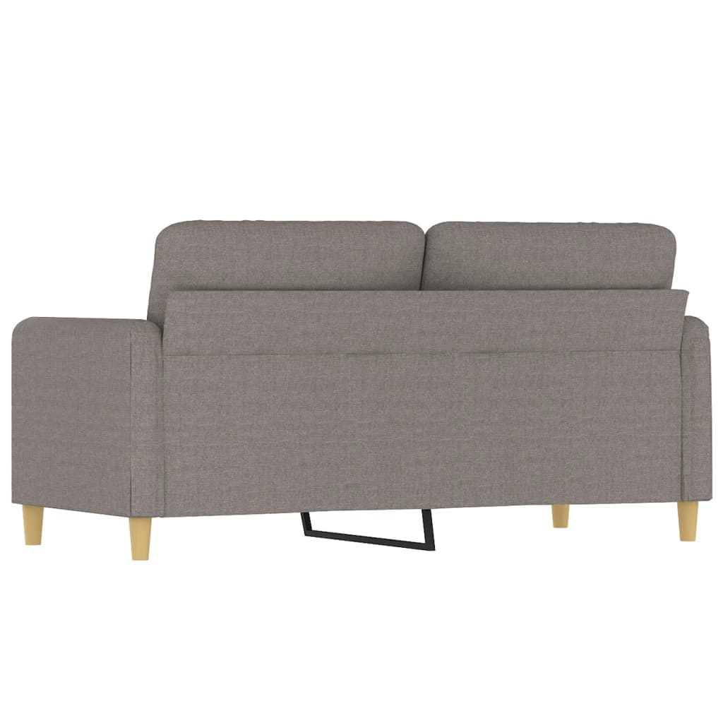 vidaXL Tweezitsbank 140 cm stof taupe, foto 4