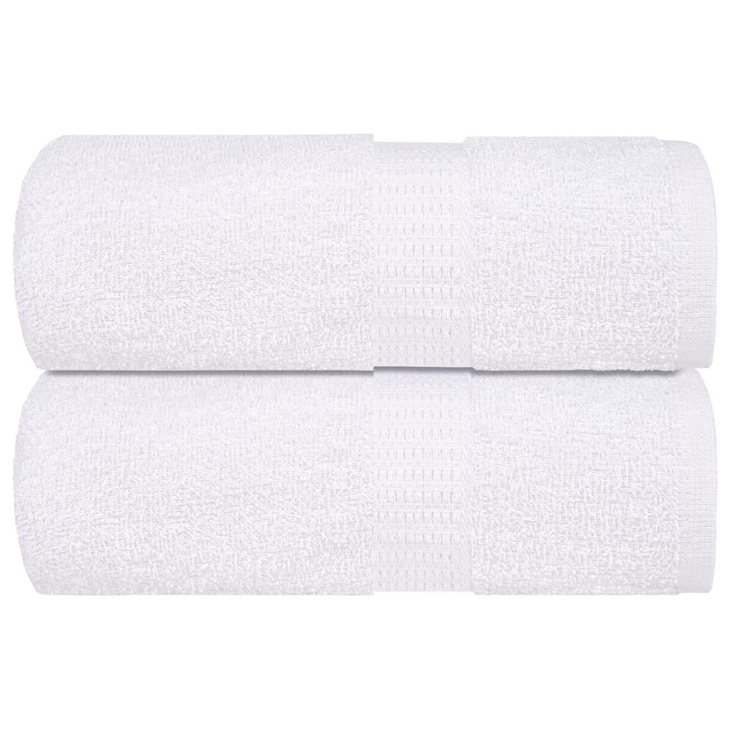 vidaXL Ručníky pro hosty FROGN 2 ks bílé 30x50 cm 360 g/m²