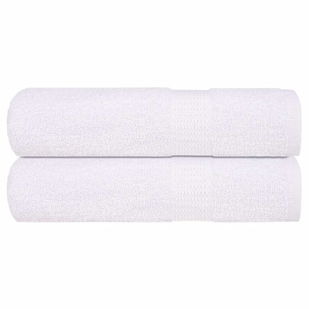 vidaXL Ručníky FROGN 2 ks bílé 100x150 cm 360 g/m²