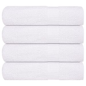 Kopalne brisače FROGN 4 kosi bele 100x150 cm 360 g/m²