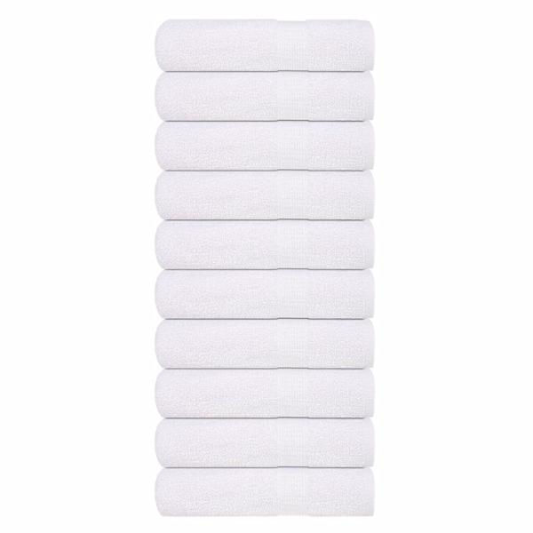 vidaXL vannitoar&auml;tikud FROGN 10 tk, valge, 100x150 cm, 360 g/m&sup2;