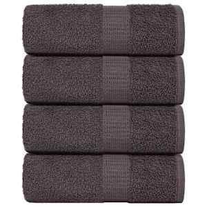Umivalne krpe FROGN 4 kosi antracitne 15x21 cm 360 g/m²