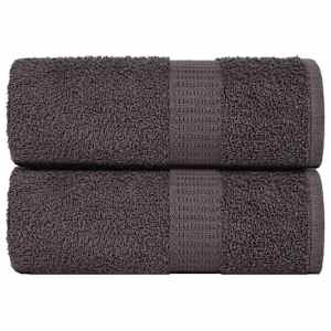 Brisače za umivanje FROGN 2 kosa antracitne 30x30 cm 360 g/m²