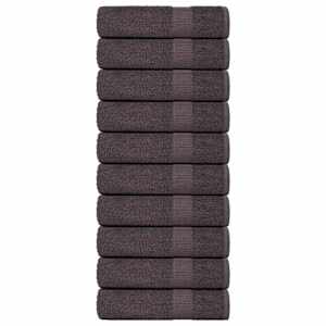 Brisače za roke FROGN 10 kosov antracitne 50x100 cm 360 g/m²