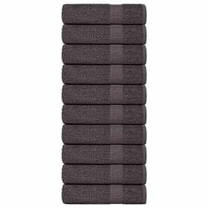 Ručníky do sprchy FROGN 10 ks antracitové 70x140 cm 360 g/m²