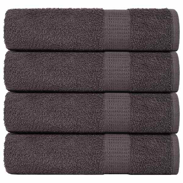 vidaXL vannitoar&auml;tikud FROGN 4 tk, antratsiithall, 100x150 cm, 360 g/m&sup2;