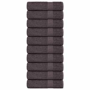 Kopalne brisače FROGN 10 kosov antracitne 100x150 cm 360 g/m²