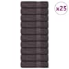 vidaXL vannitoar&auml;tikud FROGN 25 tk, antratsiithall, 100x150 cm, 360 g/m&sup2;