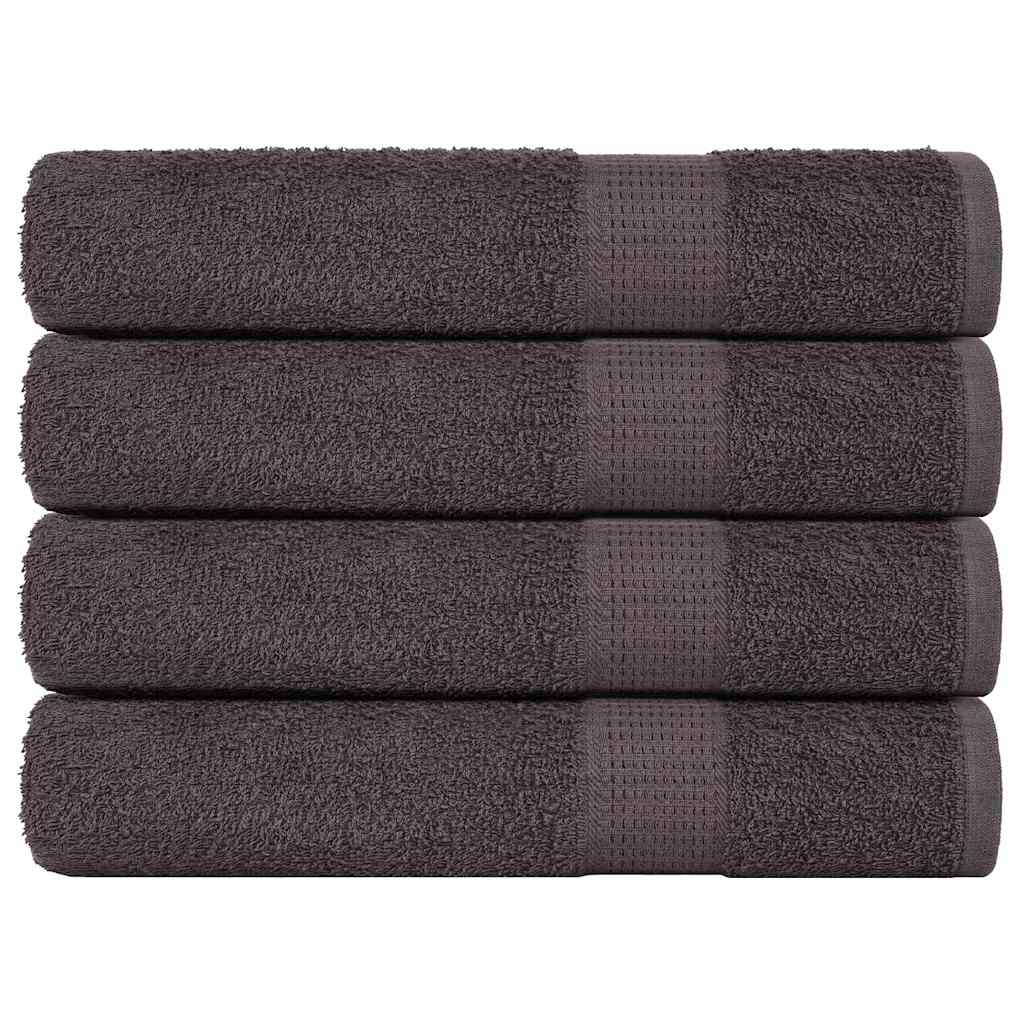 vidaXL Saunové osušky FROGN 4 ks antracitové 80x200 cm 360 g/m²