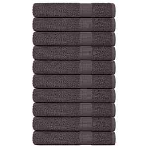 Saunové osušky FROGN 10 ks antracitové 80x200 cm 360 g/m² - obrázek 1