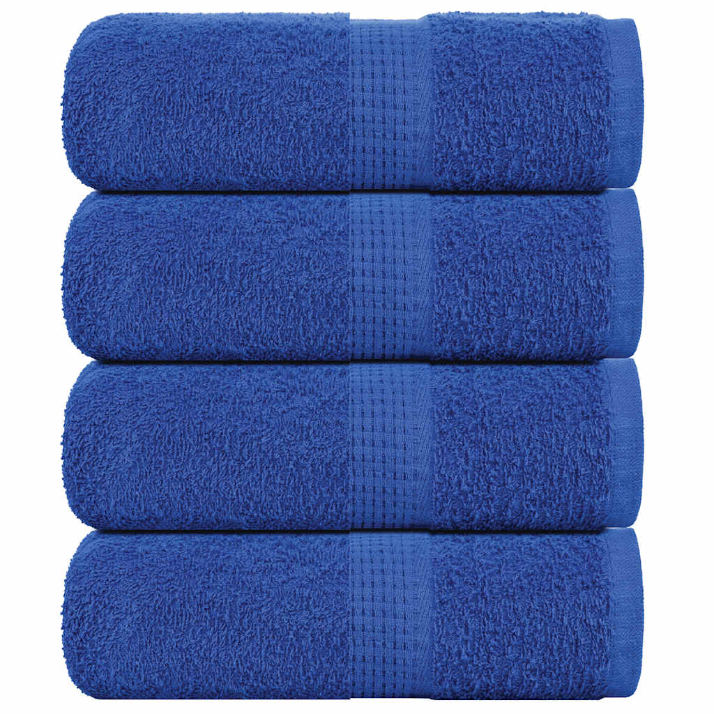 Gästetücher 4 Stk. Blau 30×50 cm 360 g/m² 100% Baumwolle