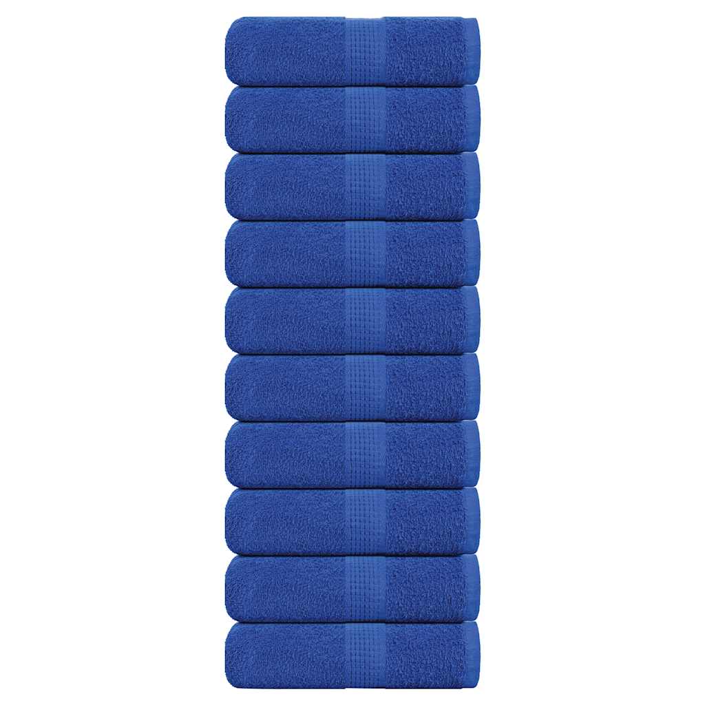 vidaXL Ručníky pro hosty FROGN 10 ks modré 30x50 cm 360 g/m²