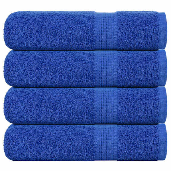 vidaXL du&scaron;ir&auml;tikud FROGN 4 tk, sinine, 70x140 cm, 360 g/m&sup2;