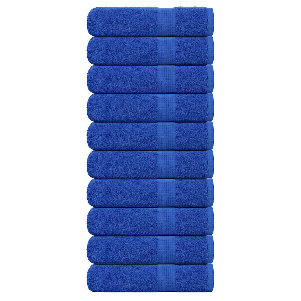 vidaXL Ručníky do sprchy FROGN 10 ks modré 70 x 140 cm 360 g/m²