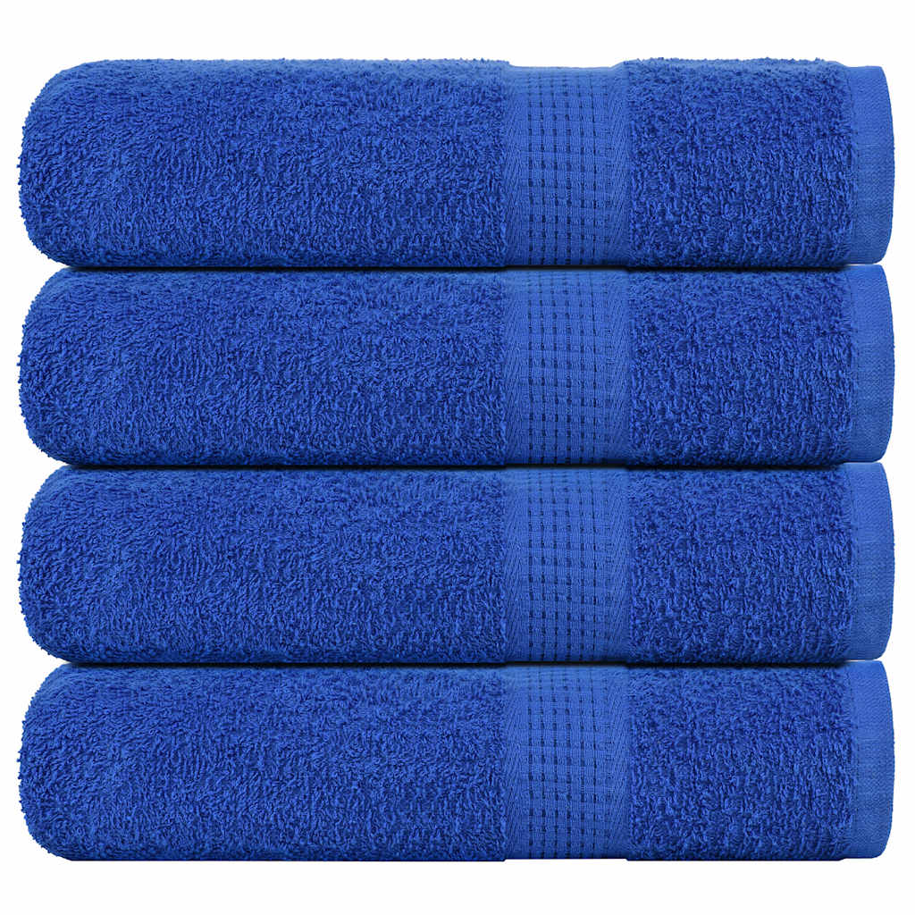 vidaXL Ručníky FROGN 4 ks modré 100x150 cm 360 g/m²