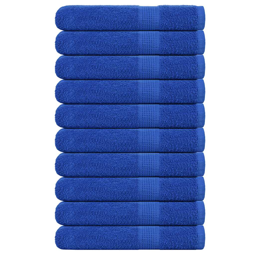 vidaXL Saunové osušky FROGN 10 ks modré 80x200 cm 360 g/m²